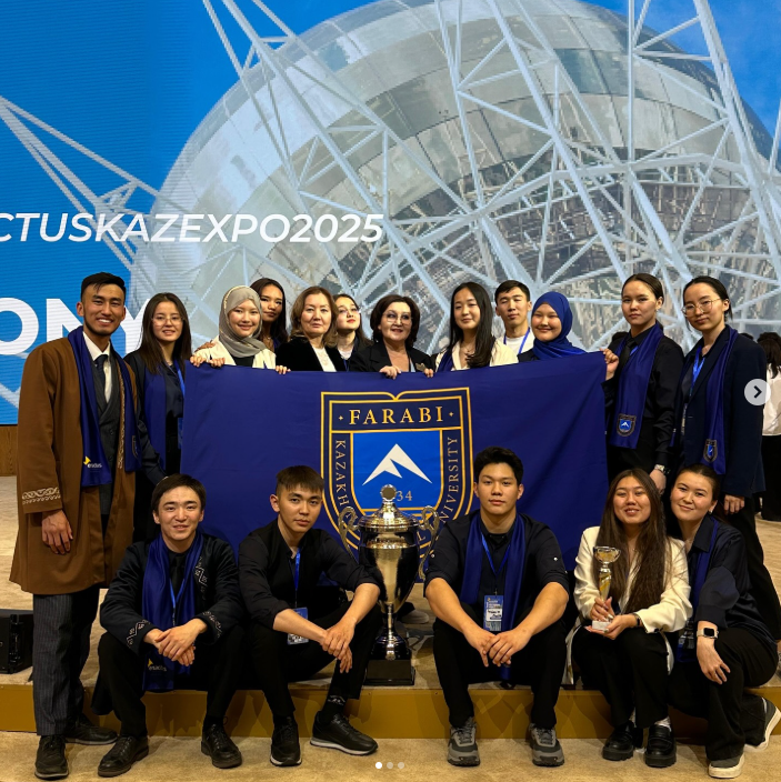 ENACTUS NATIONAL EXPO 2025 нәтижесінде біздің университетіміздің командасы екінші орынды иеленді!